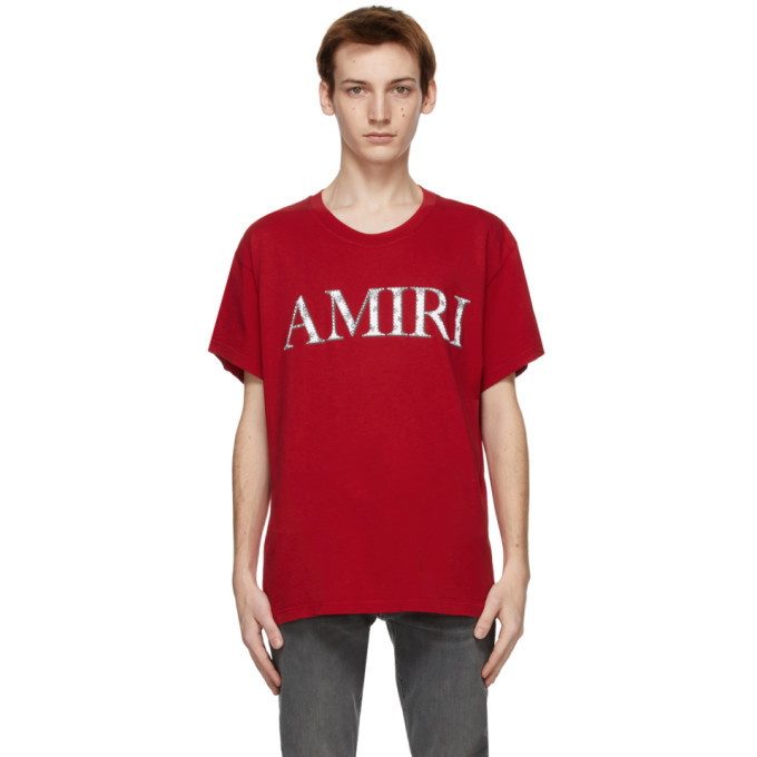 Photo: AMIRI Red Bandana Logo T-Shirt