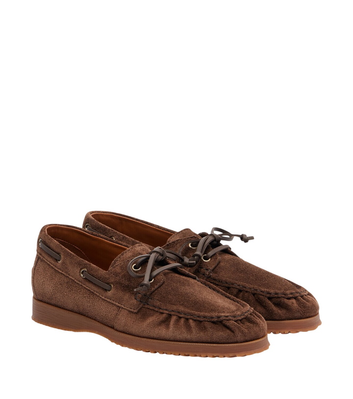 Photo: Hogan Suede boat shoes