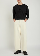 Studio Nicholson Paolo Wide Balloon-leg Jeans White