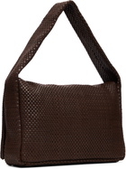 St. Agni Brown Lattice Everyday Satchel