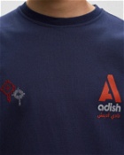 Adish Adish Nadi Lel Tennis Short Sleeve Tee Blue - Mens - Shortsleeves