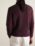 Inis Meáin - Donegal Merino Wool and Cashmere-Blend Rollneck Sweater - Red