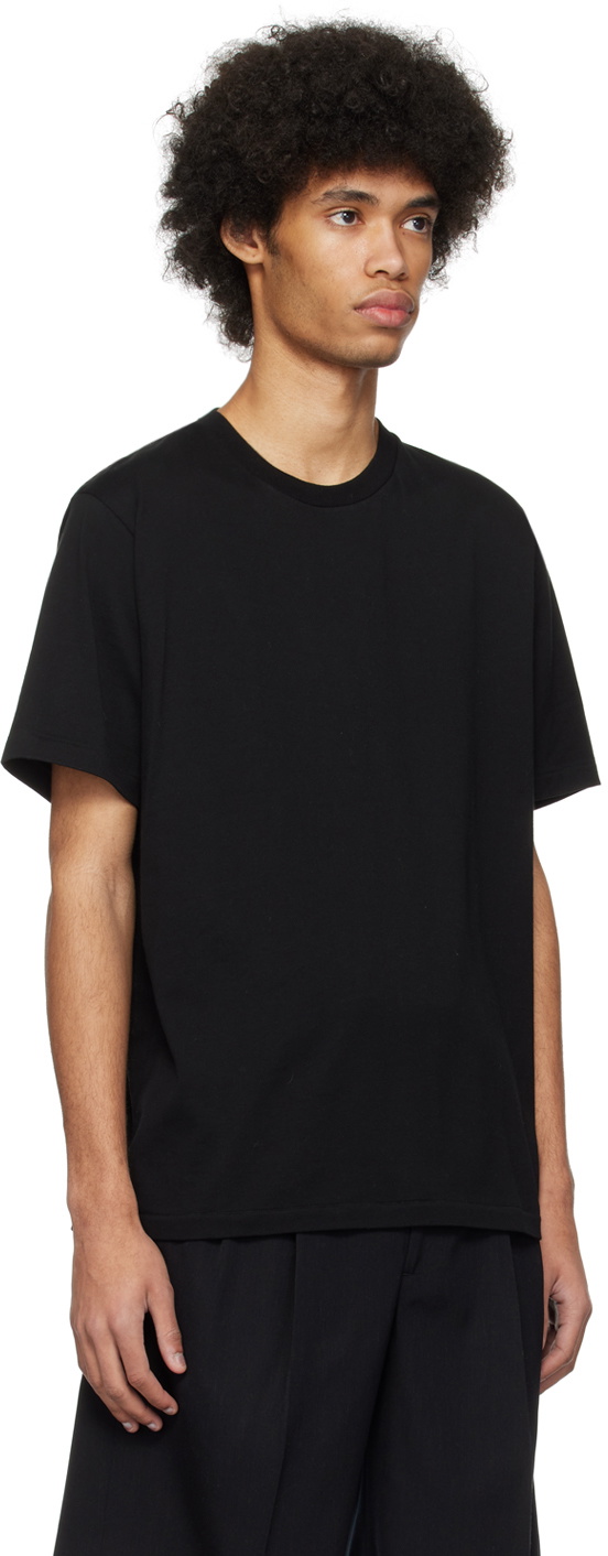 Tシャツ・カットソー AURALEE 25SS Black Luster Plaiting T-Shirt A00P02GT BLACK Auralee Luster Plaiting Tee - Black – Kith Europe