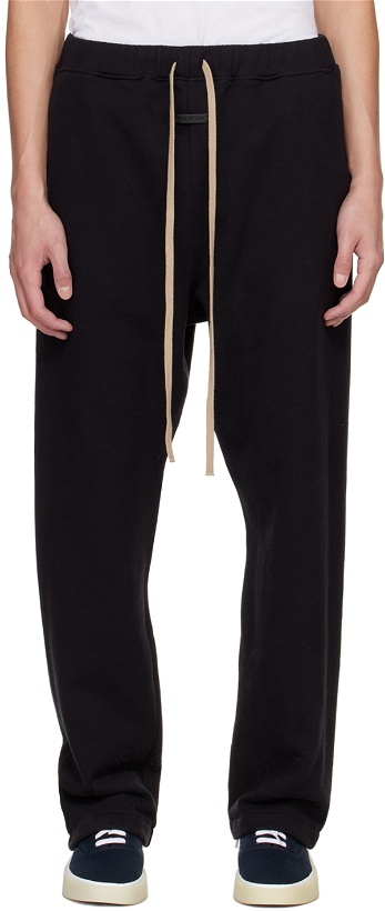 Photo: Fear of God Black Relaxed Sweatpants