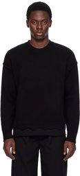 Izzue Black Layered Sweater