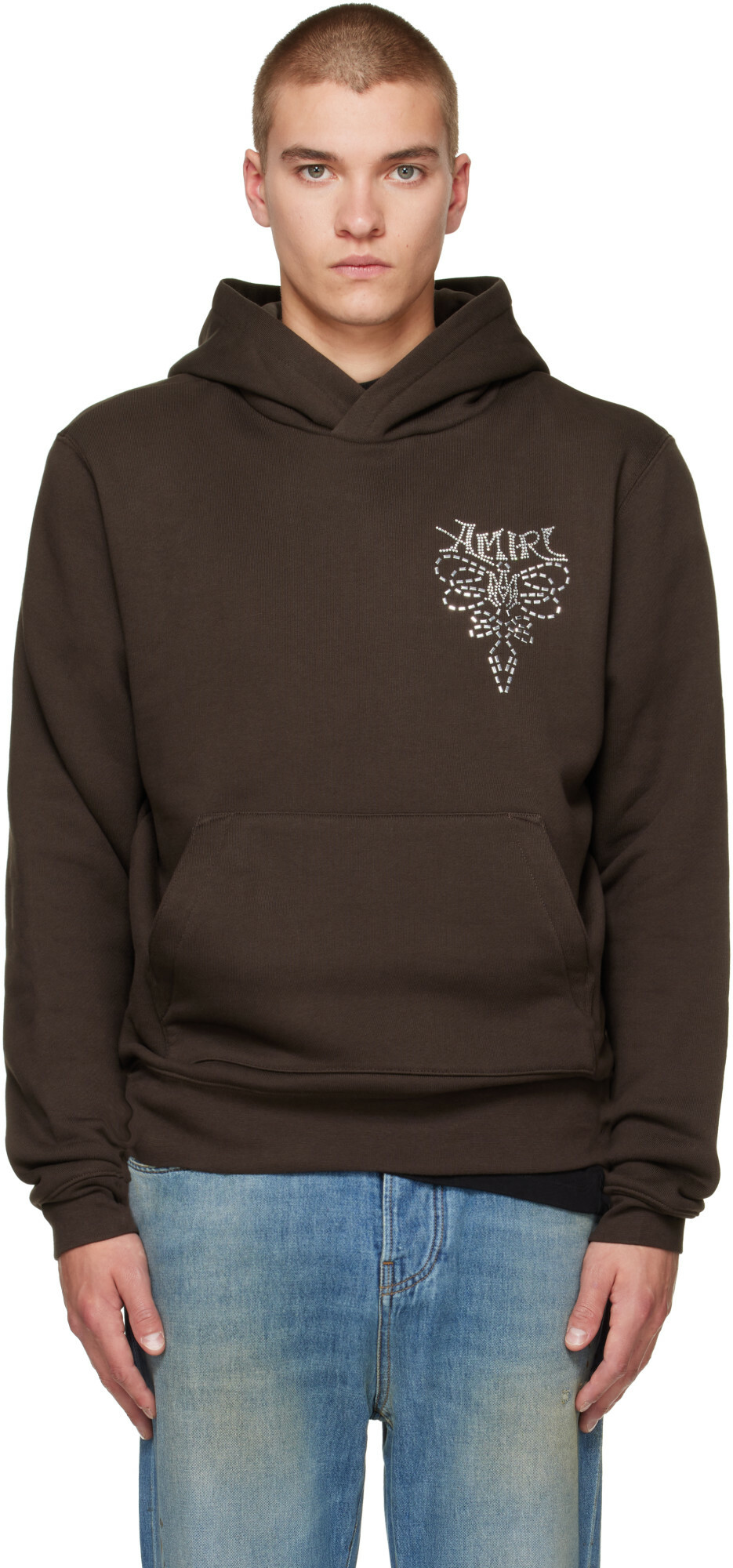 AMIRI Men's Vintage Pegasus Hoodie in Black Amiri