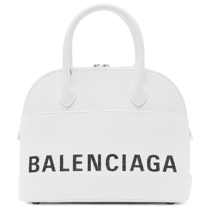 Balenciaga White Small Ville Top Handle Bag Balenciaga