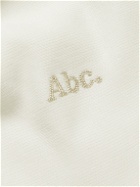 Abc. 123. - Logo-Appliquéd Cotton-Jersey Hoodie - White