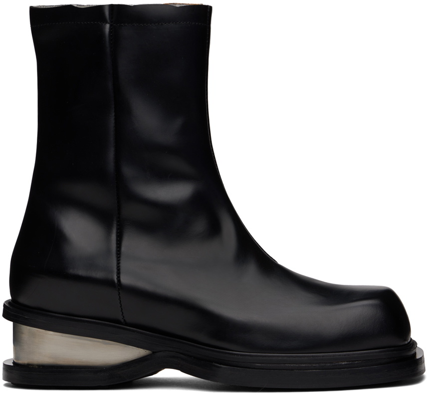 EGONlab Black Stun Shearling Boots EGONlab