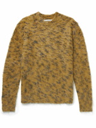 Acne Studios - Kristo Brushed Jacquard-Knit Sweater - Brown