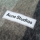 Acne Studios Vally Check Scarf in Green/Grey/Black