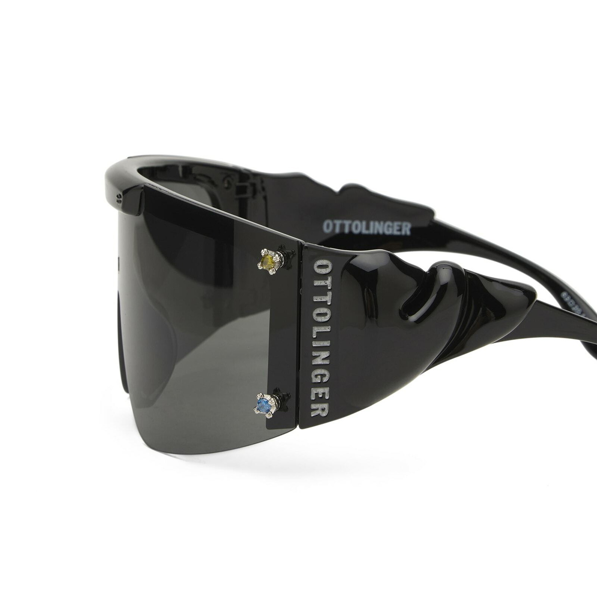 Ottolinger Women's Gem-Stud Knotted Sunglasses in Black 