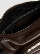 MARGE SHERWOOD Mini Outpocket Glossy Leather Hobo Bag
