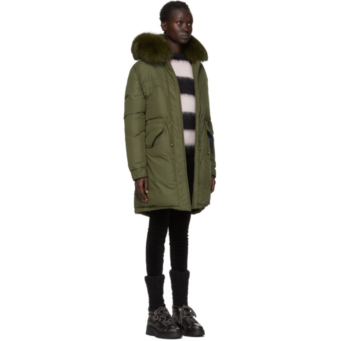 Mr and Mrs Italy Green Down Soft Touch Jacket