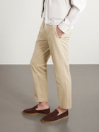 TOM FORD - Collapsible-Heel Suede Espadrilles - Brown