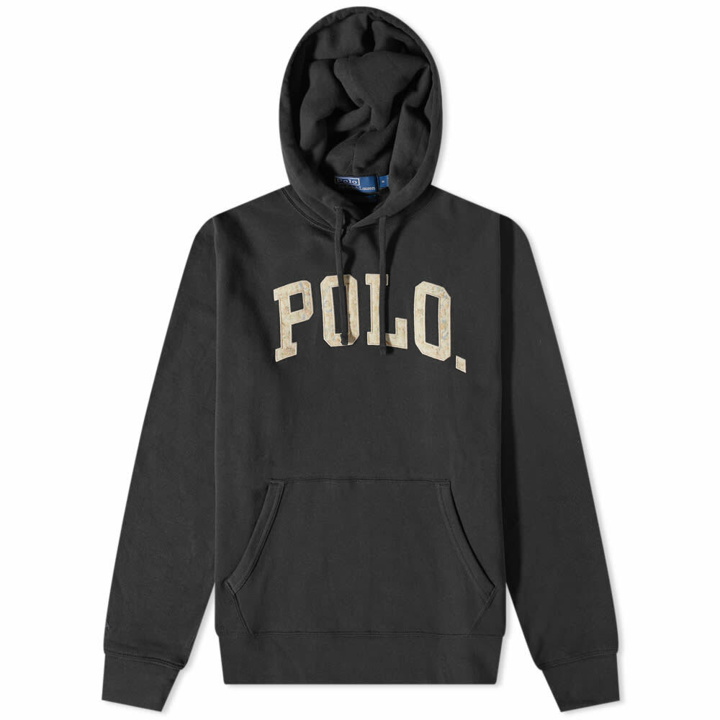 Photo: END. x Polo Ralph Lauren 'Baroque' Logo Popover Hoody in Black Raven