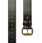 ACNE STUDIOS - 4cm Leather Belt - Black