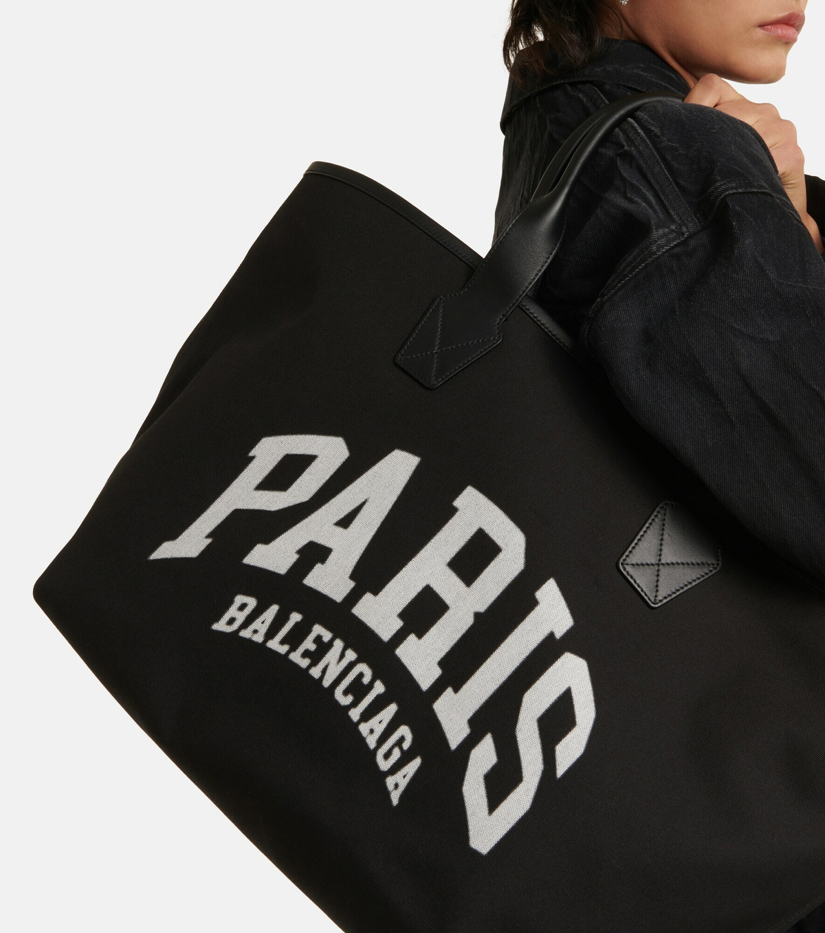 Balenciaga - Cities Paris Jumbo cotton tote