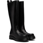 Dr. Martens Black Rejena Hi Old Harness Leather Tall Boots