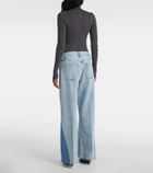 Frame Le Baggy Palazzo mid-rise wide-leg jeans