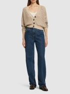 BRUNELLO CUCINELLI - Open Knit Cotton Blend Cardigan