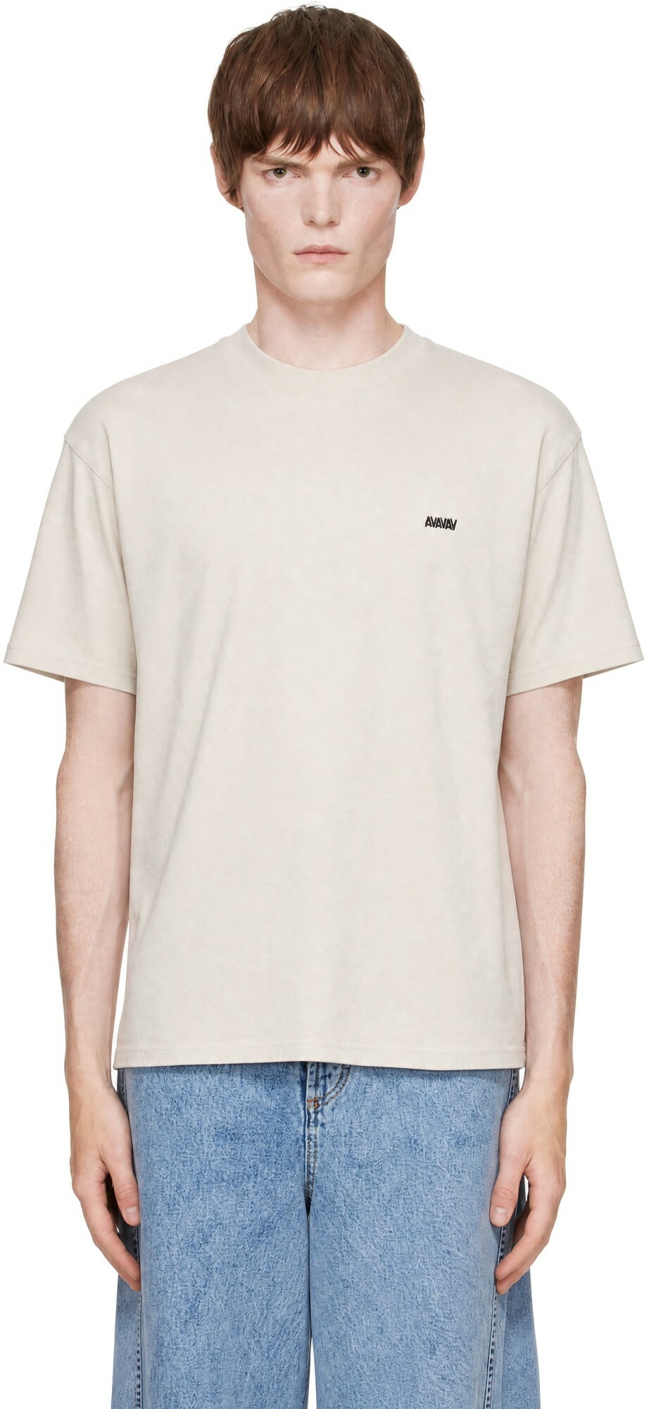 AVAVAV Off-White 'Avavav' Logo T-shirt