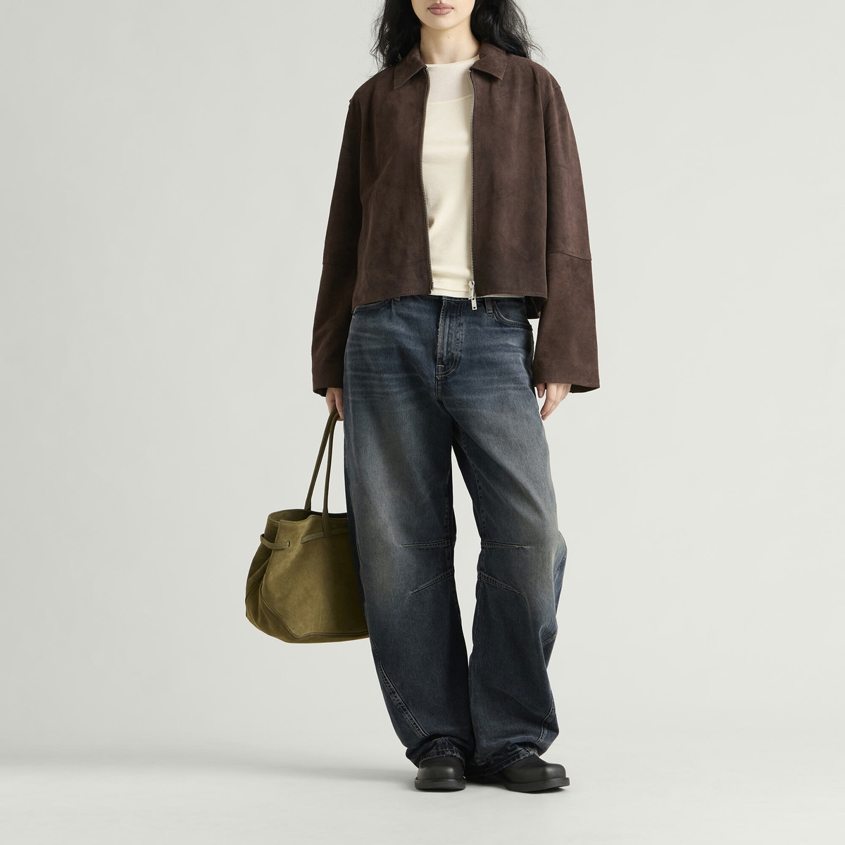 Samsøe Samsøe Women's Saharpo Jeans in Mud Wash