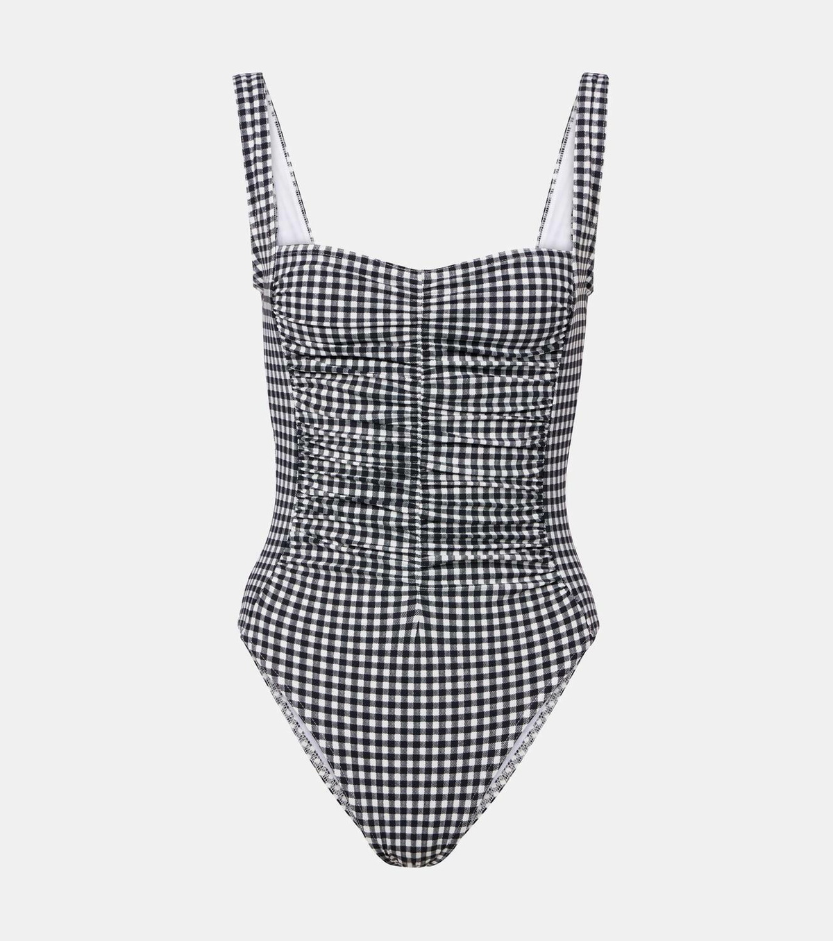 Karla Colletto Ruched gingham swimsuit Karla Colletto