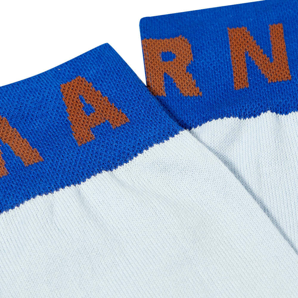 Marni Women's Logo Sock in Illusion Blue Marni