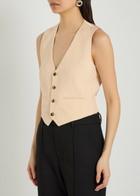 Wardrobe.nyc Woven Waistcoat Cream