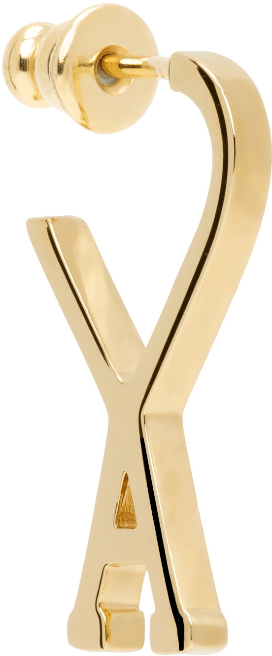 AMI Paris Gold Ami de Coeur Single Earring
