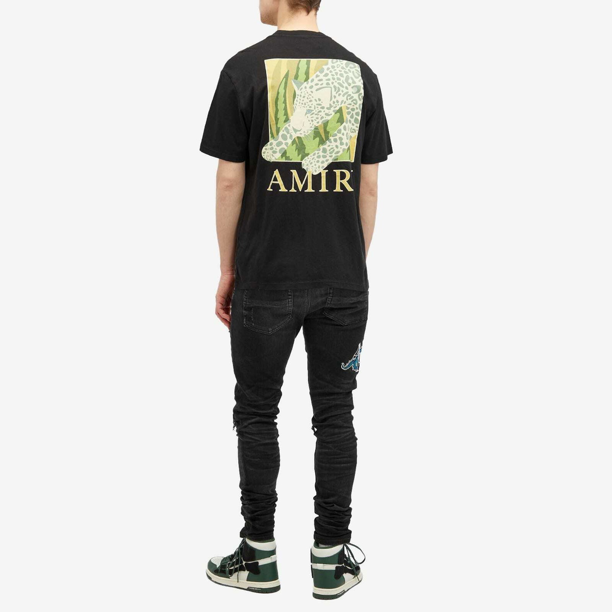 【AMIRI】メンズ LEOPARD TEE Tシャツ AMJYTE1020-100 Buy Amiri Leopard Tee 'White' - AMJYTE1020 100 WHIT | GOAT