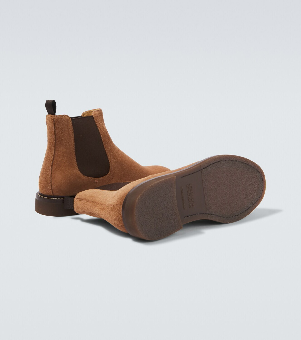 Brunello Cucinelli Suede Chelsea boots