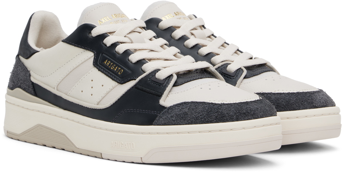 Axel Arigato Off-White & Black Clay Sneakers Axel Arigato