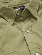 RRL - Buffalo Cotton Western Shirt - Green