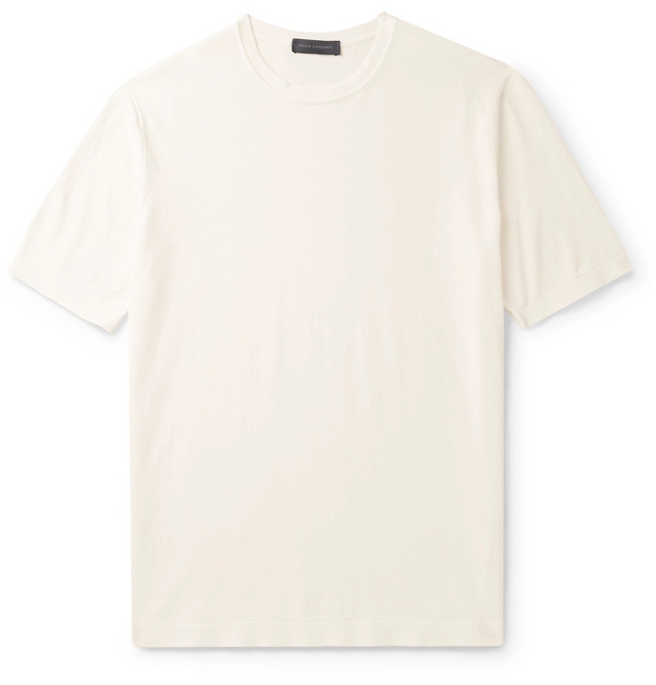 Photo: Thom Sweeney - Garment-Dyed Cotton-Jersey T-Shirt - Neutrals