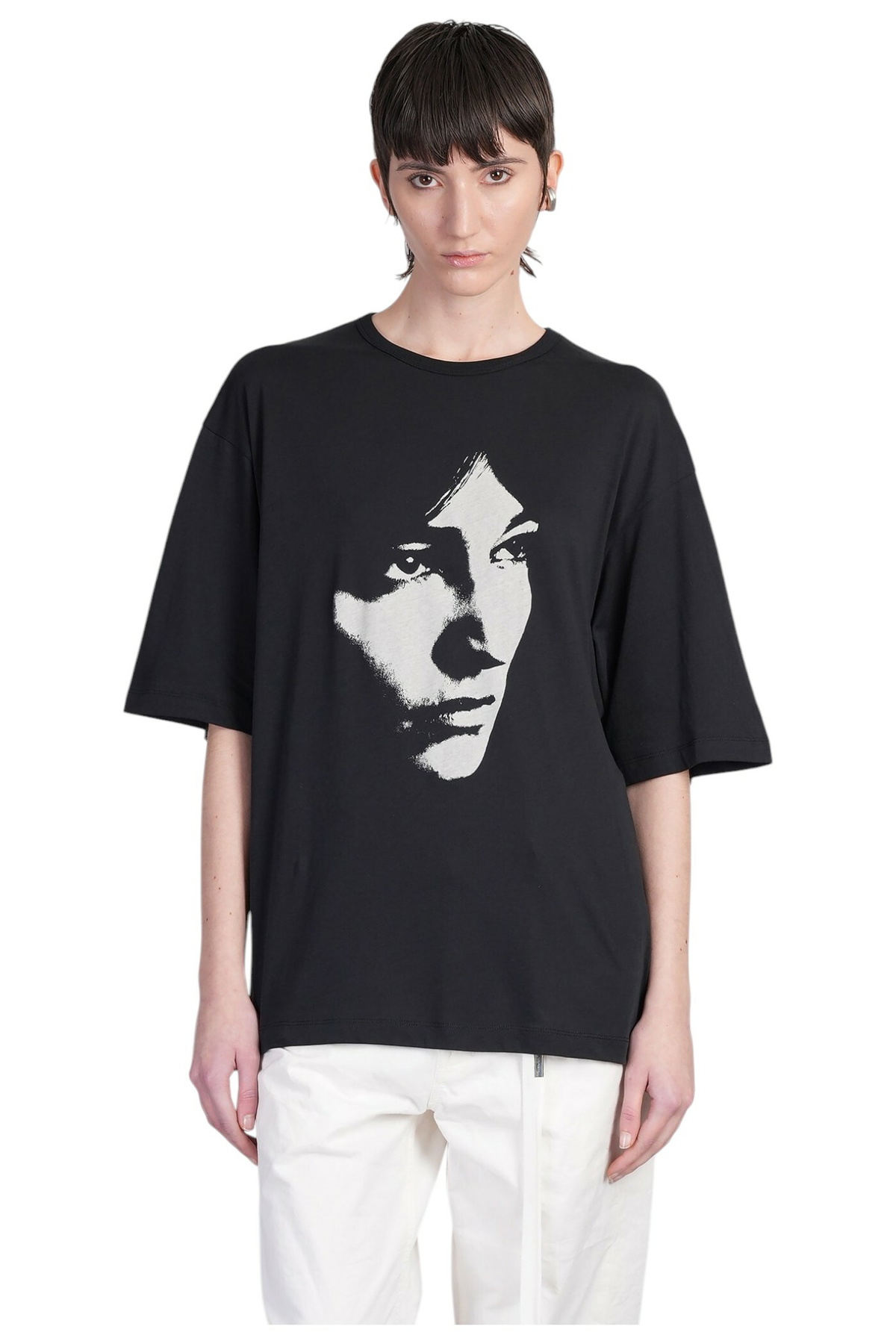 【関税込み】Ann Demeulemeester グレー Fanie 長袖Tシャツ Ann Demeulemeester Gray Fanie Long Sleeve T-Shirt Ann