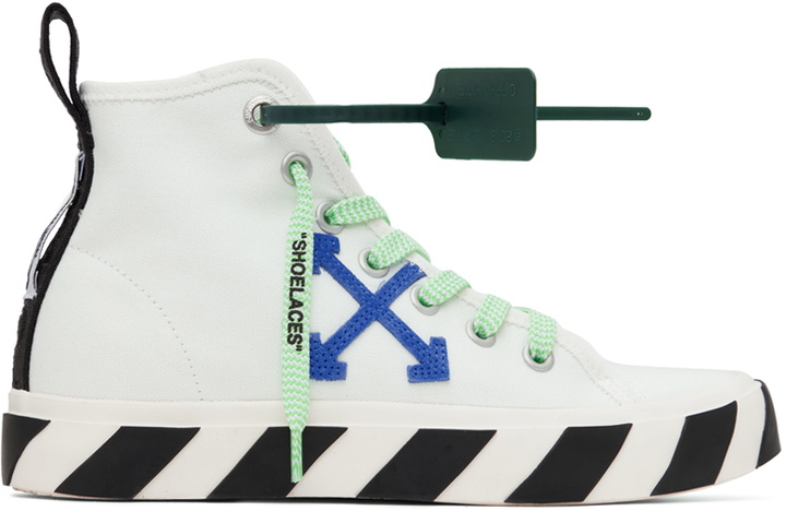 Photo: Off-White White High Vulcanized Sneakers