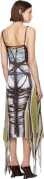 Y/Project Multicolor Bondage Print Midi Dress