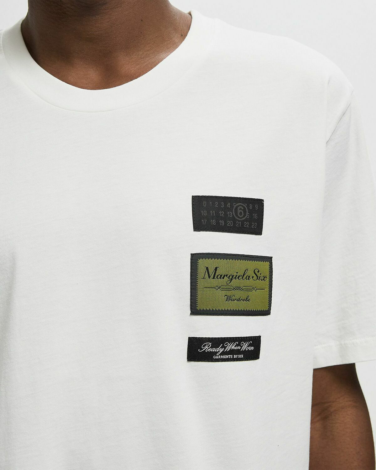 Maison Margiela シャツ Maison Margiela numeric-logo T-shirt | Blue | FARFETCH