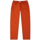 Pop Trading Company Men's DRS Cord Pant in Cinnamon Stick