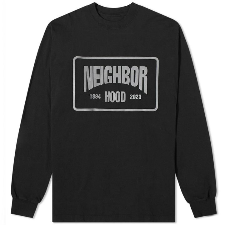 Photo: Neighborhood Men's Long Sleeve NH-5 T-Shirt in Black