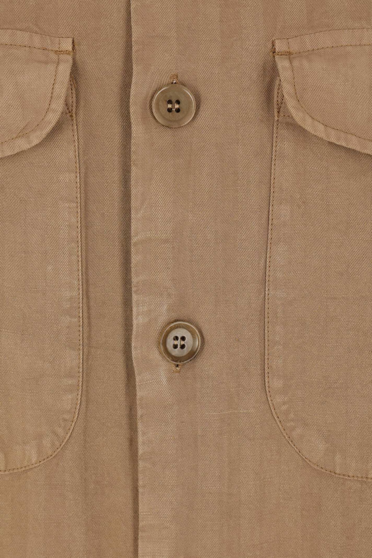 Aspesi Glenn Shirt In Linen Blend