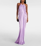 Tom Ford Draped halterneck jersey gown