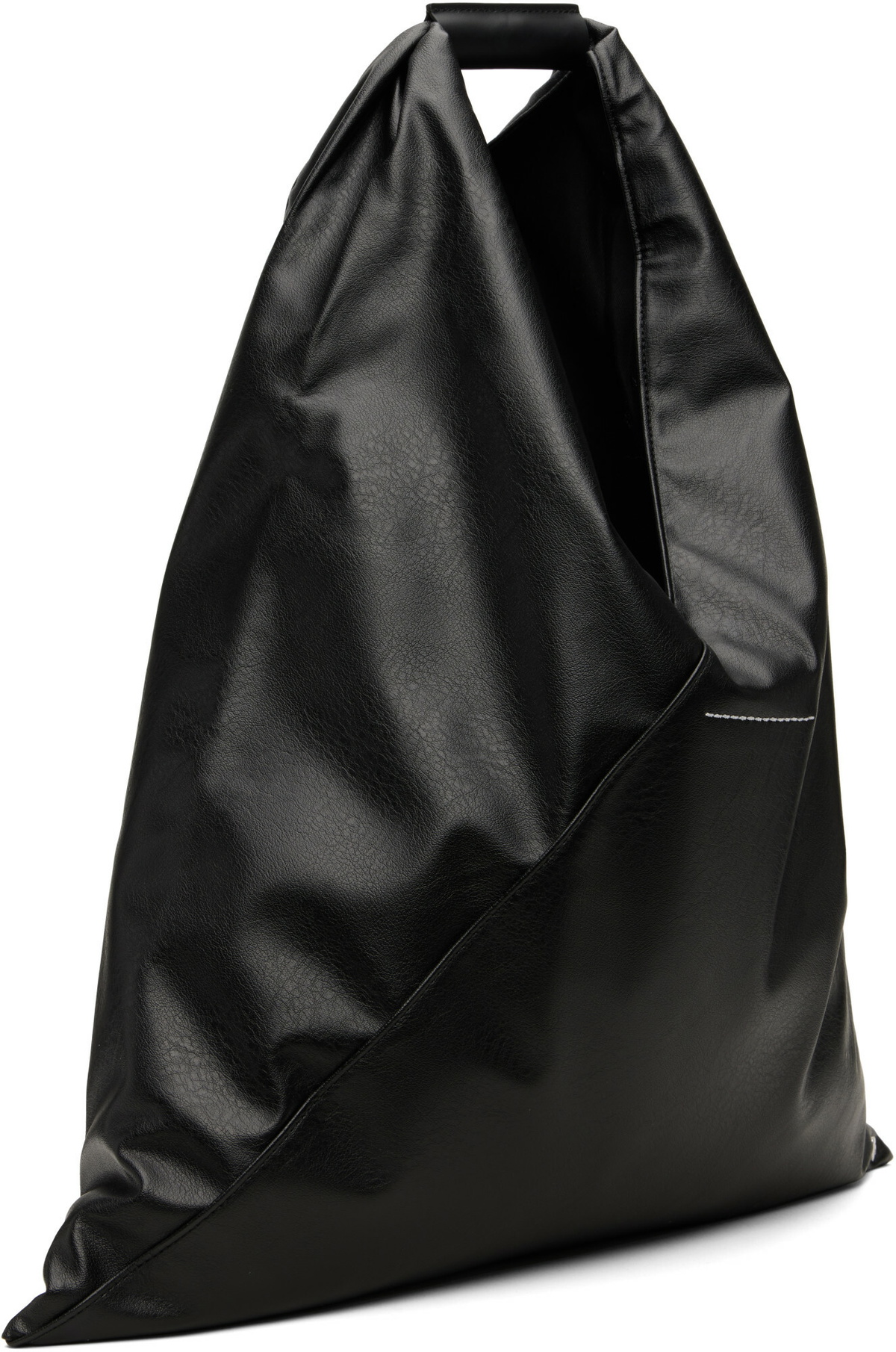 MM6 Maison Margiela Black Classic Triangle Tote