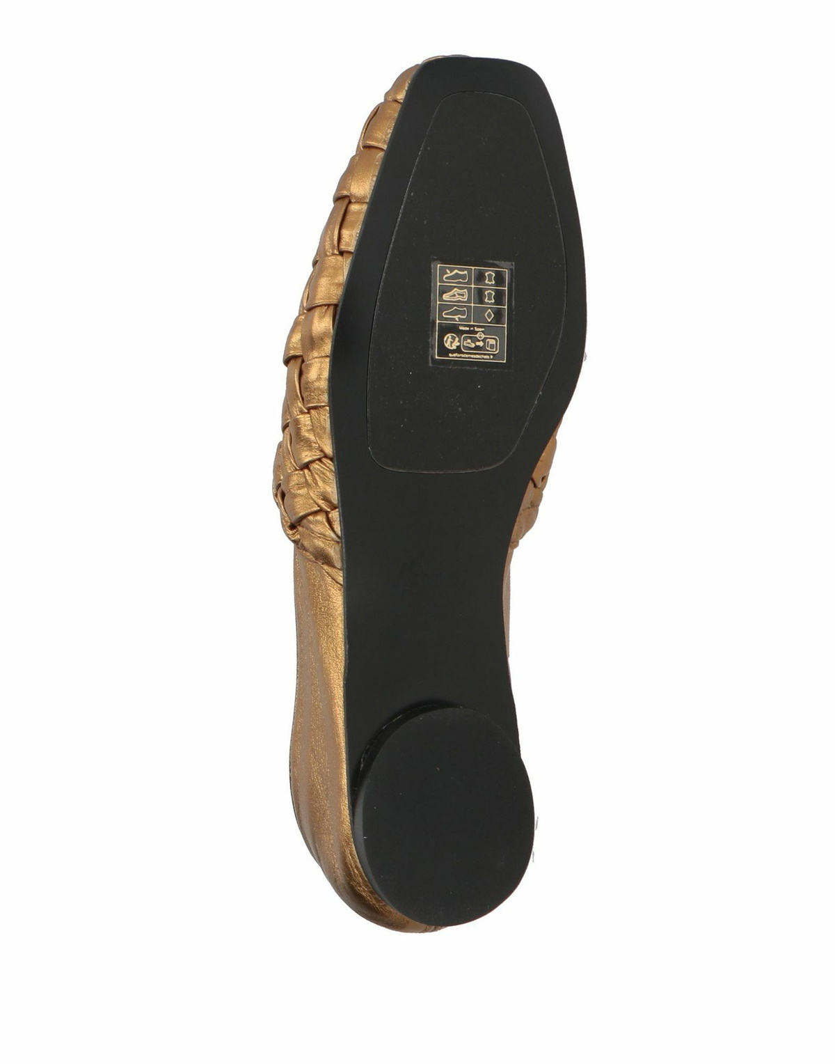 Castañer Womens Loafers in Gold