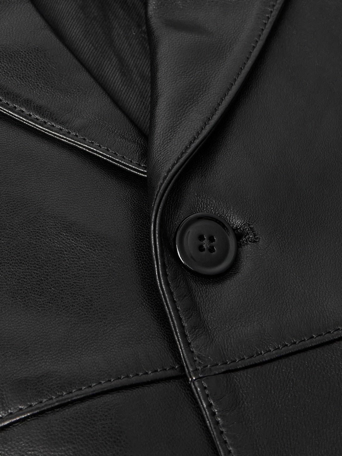 LEMAIRE - Leather Jacket - Black Lemaire