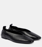 A. Emery Briot leather ballet flats