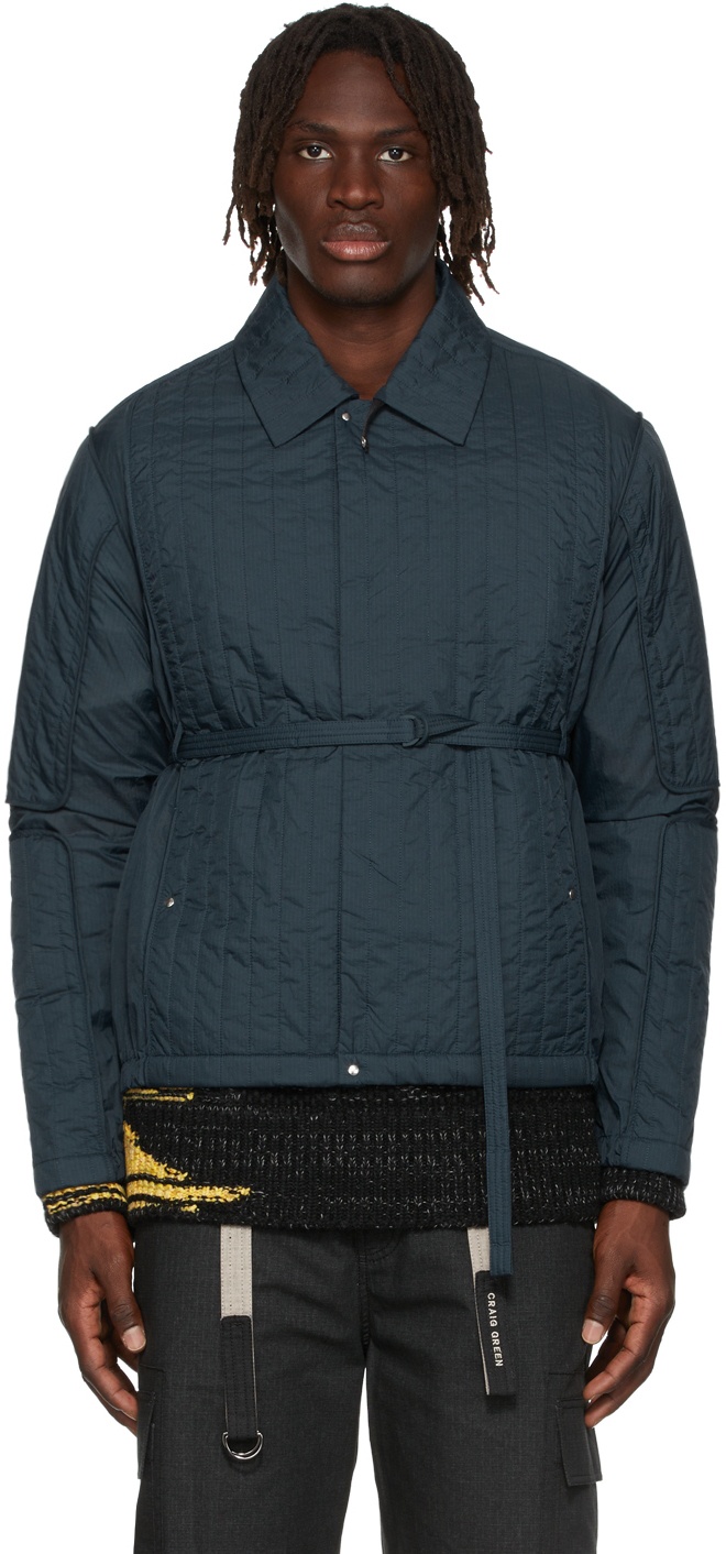 CRAIG GREEN  QUILTED WORKER JACKET