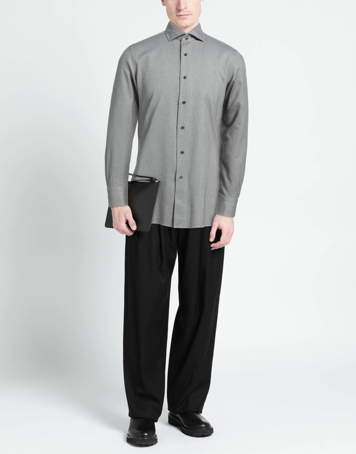 Boglioli Mens Shirt in Grey